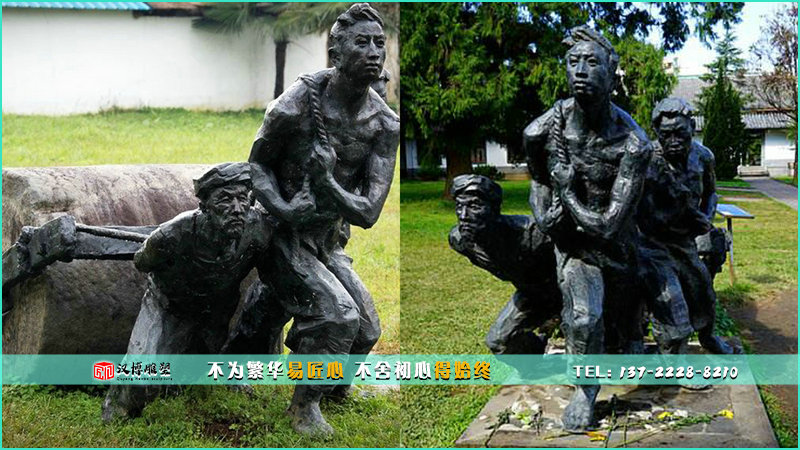 農民銅雕,勞動雕像,歷史文化雕塑