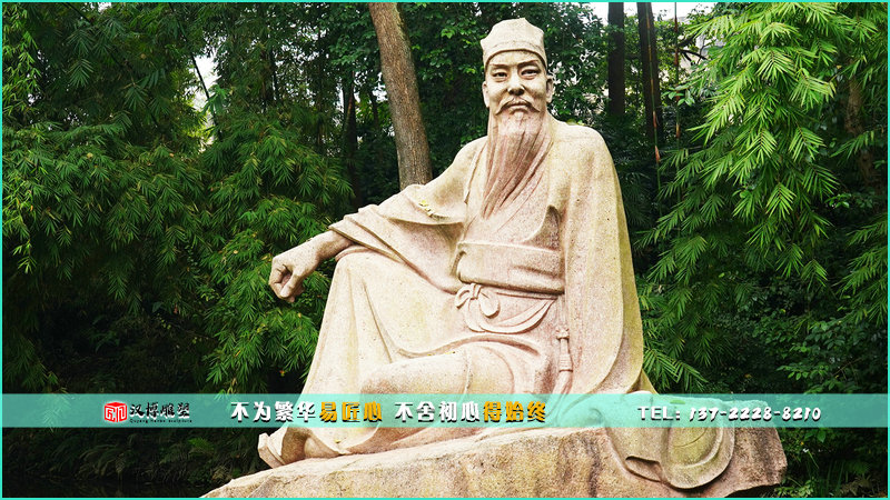 古人物石雕,雕刻工藝,公園雕塑